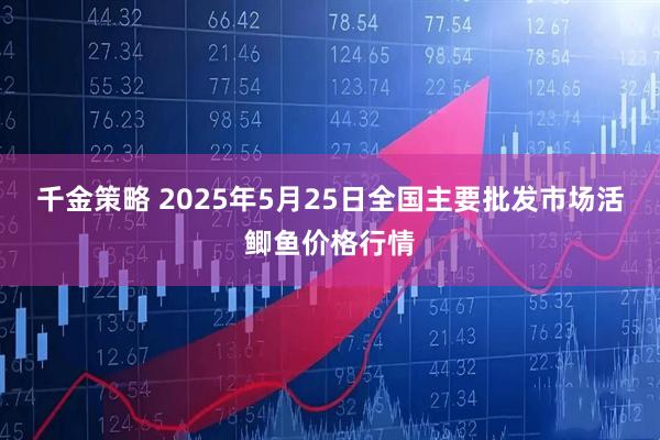 千金策略 2025年5月25日全国主要批发市场活鲫鱼价格行情