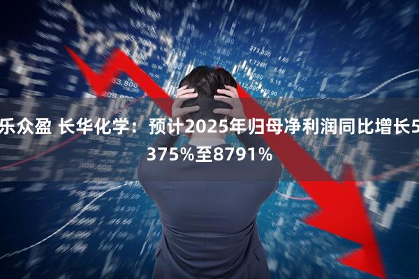 乐众盈 长华化学：预计2025年归母净利润同比增长5375%至8791%